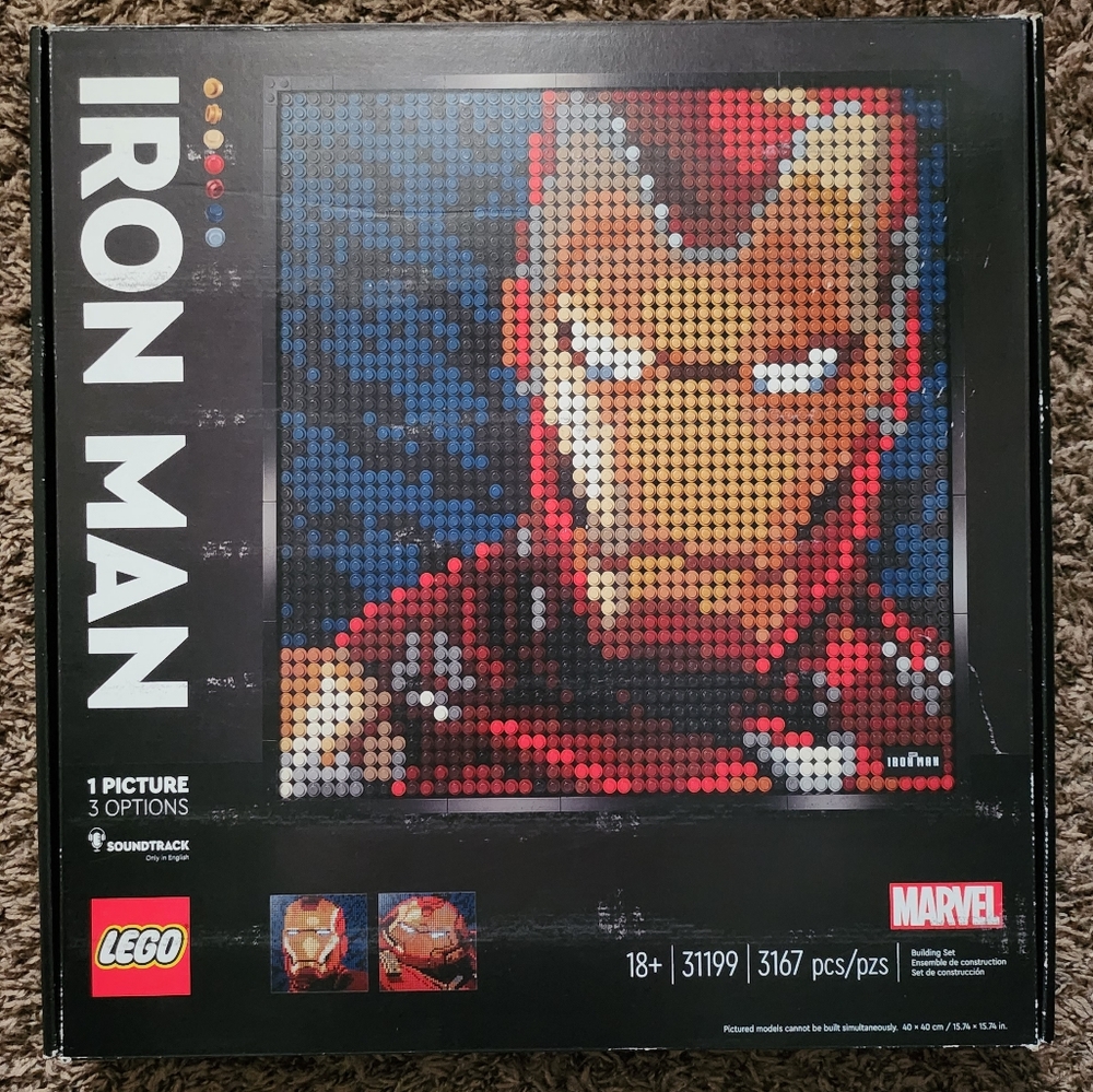 Lego Iron Man Picture Building Set